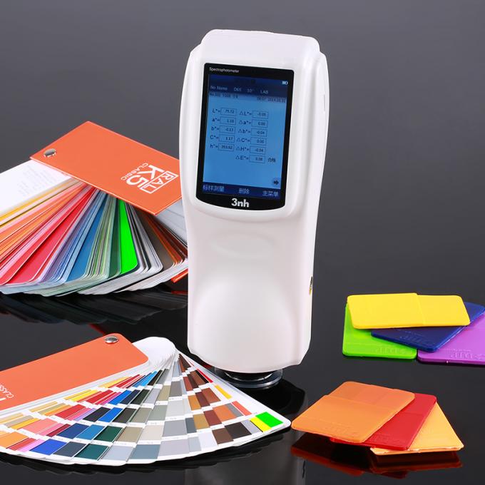45 ° / 0 اسپکتروفتومتر دستی قابل چاپ کاغذ با نرم افزار مدیریت رنگی SCQ8 NS800