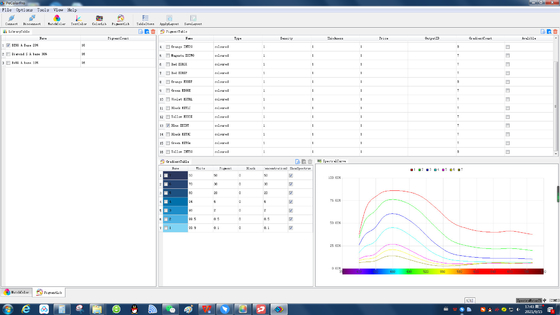 Spectral Curve Color Matching Software Lab Value YS6060 Spectrophotometer Match